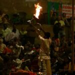 Aarti ceremony fire