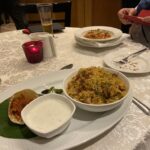 Chicken biryani at Claridges