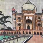 Safdarjung's tomb sketch